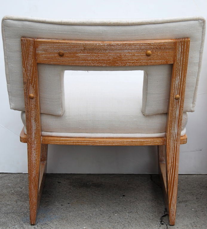American Pair of Paul Laszlo Slipper Chairs