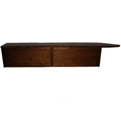 George Nakashima Free Edge Wall Hanging Cabinet