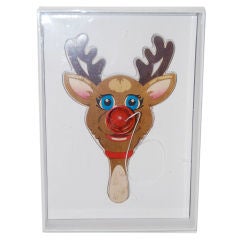 Vintage Jeff Koons "Reindeer" Paddle