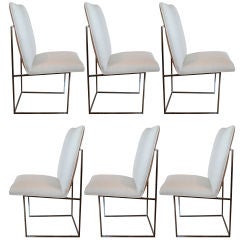 Set of 6 Milo Baughman Dining Chairs