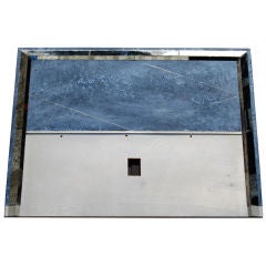 Archibald Taylor Full Size Oxidized Mirror Headboard.