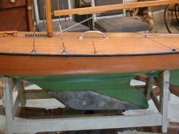 A Fine & Unusually Large American Plank-on-Frame Pond Boat named the Brenda Noreen 3