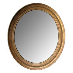 An Elegant George III Style Carved Giltwood & Composite Mirror