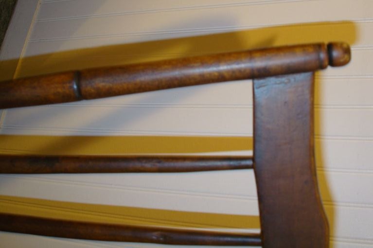 Pine 19THC STEP DOWN  WINDSOR CHAIRS FROM NEW ENGLAND/CIRCA 1820