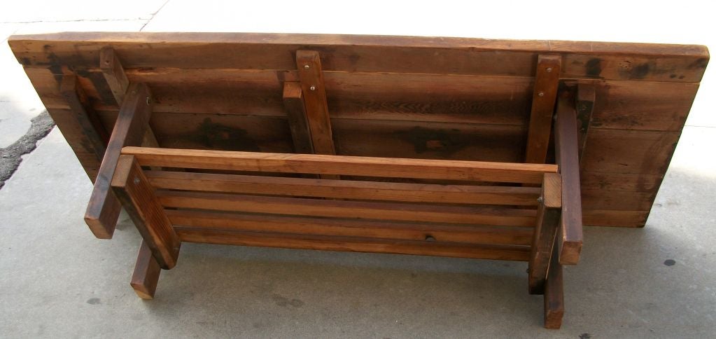LATE 19THC  COFFEE TABLE  FROM A MISSION IN SANTA FE, NEW MEXICO 4