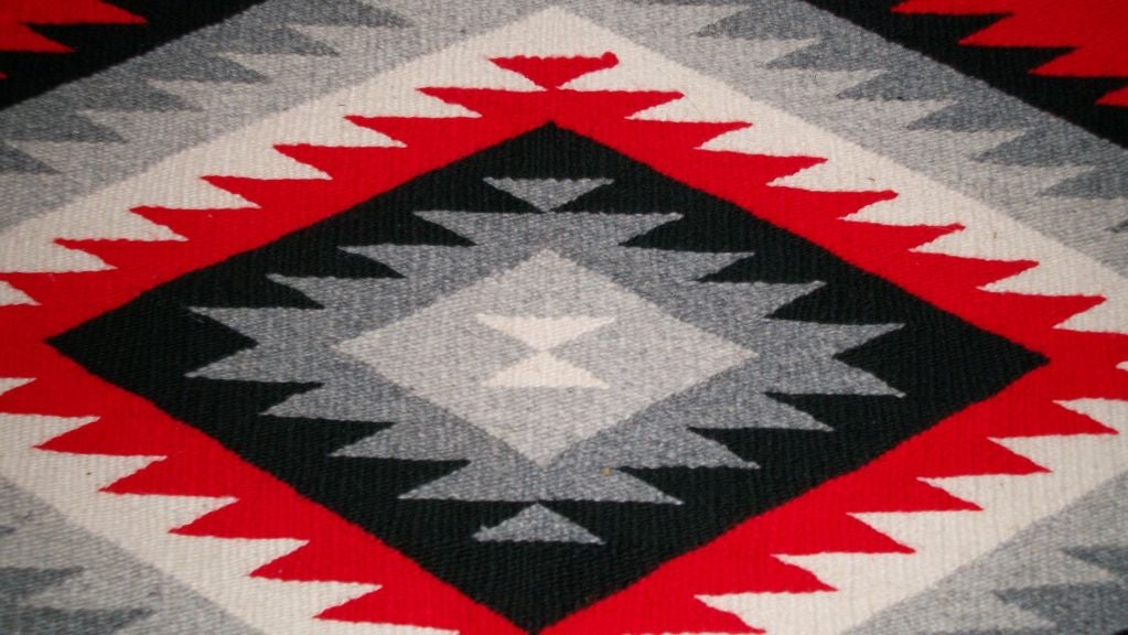 VIBRANT 1950'S NAVAJO WEAVING/RUG 1