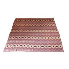 BEACON CAMP BLANKET/INDIAN DESIGN (LAVENDER, GREEN, MAUVE)