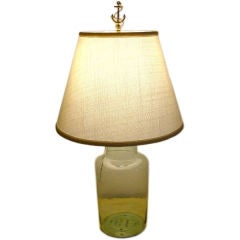 19TH C. JAR  TABLE TOP LAMP,  NEWLY ELECTRIFIED