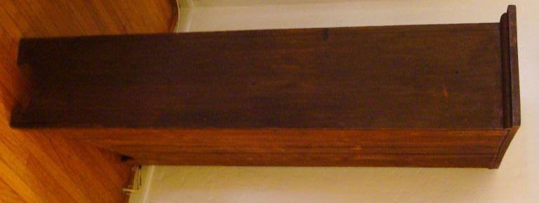 Pine 19THC ORIGINAL BROWN W/CREAM PAINTED PUNCHED TINS PIE SAFE