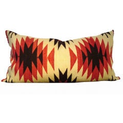 Vintage 20TH C. EYEDAZZLER INDIAN WEAVING PILLOW