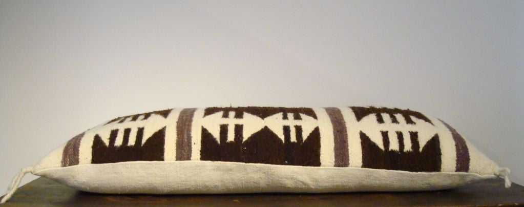 20th Century 20TH  C. NAVAJO INDIAN WEAVING PILLOW