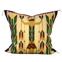 20TH C. YEI  INDIAN WEAVING PILLOW