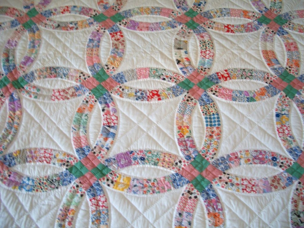 double wedding ring quilts