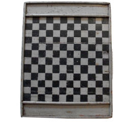 19THC ORIGINAL PAINTED GAME BOARD