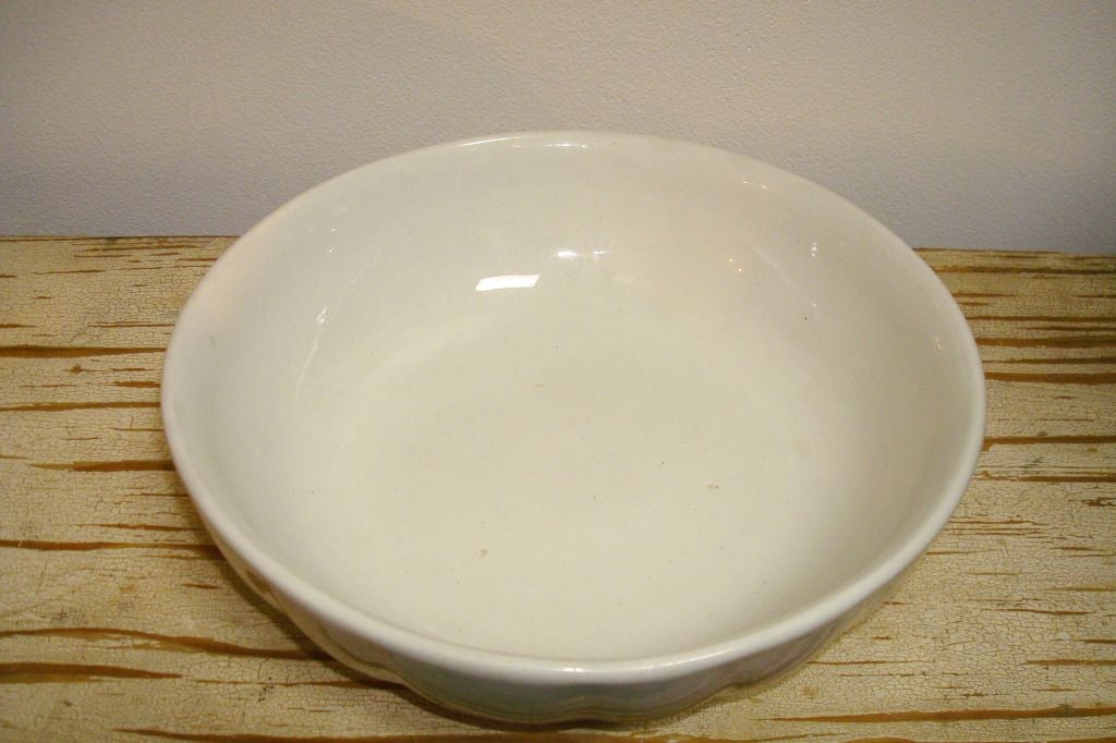 19TH C. IRONSTONE BOWL W/SIGNED BOTTOM