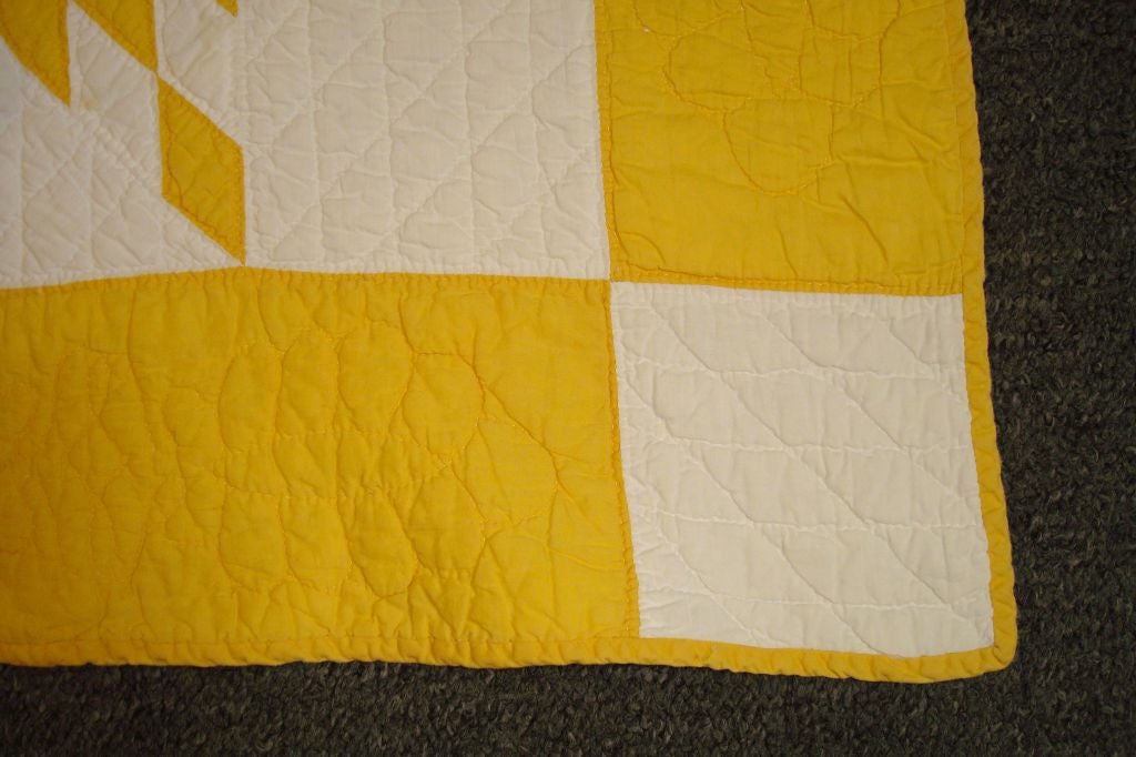 20th Century MATCHING PAIR OF TOUCHING STAR QUILTS