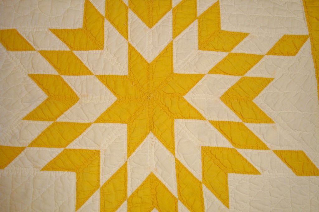 Cotton MATCHING PAIR OF TOUCHING STAR QUILTS