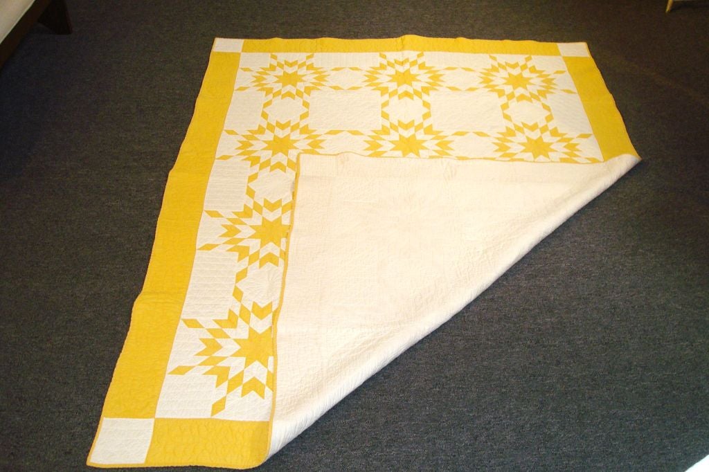 MATCHING PAIR OF TOUCHING STAR QUILTS 3