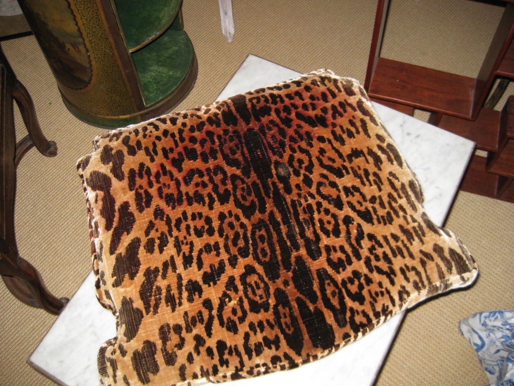 Single French Arm Chair In Leopard For Sale 2