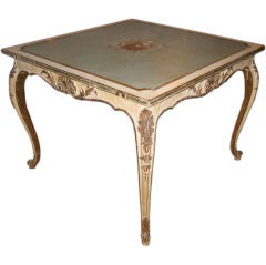 Charming Italian Game Table In the Regence Style Charming Italian Game Table In the Regence Style