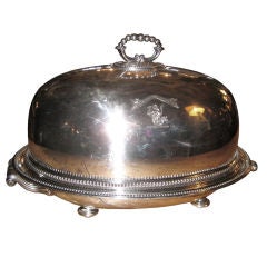 Massive Sheffield Dome With Tray