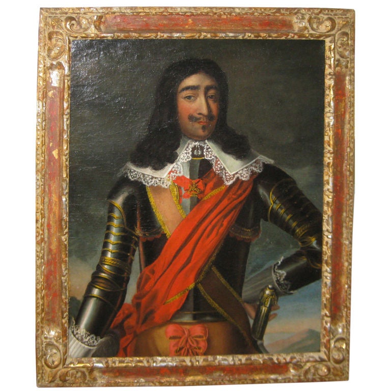 Early Painting of Nobleman For Sale