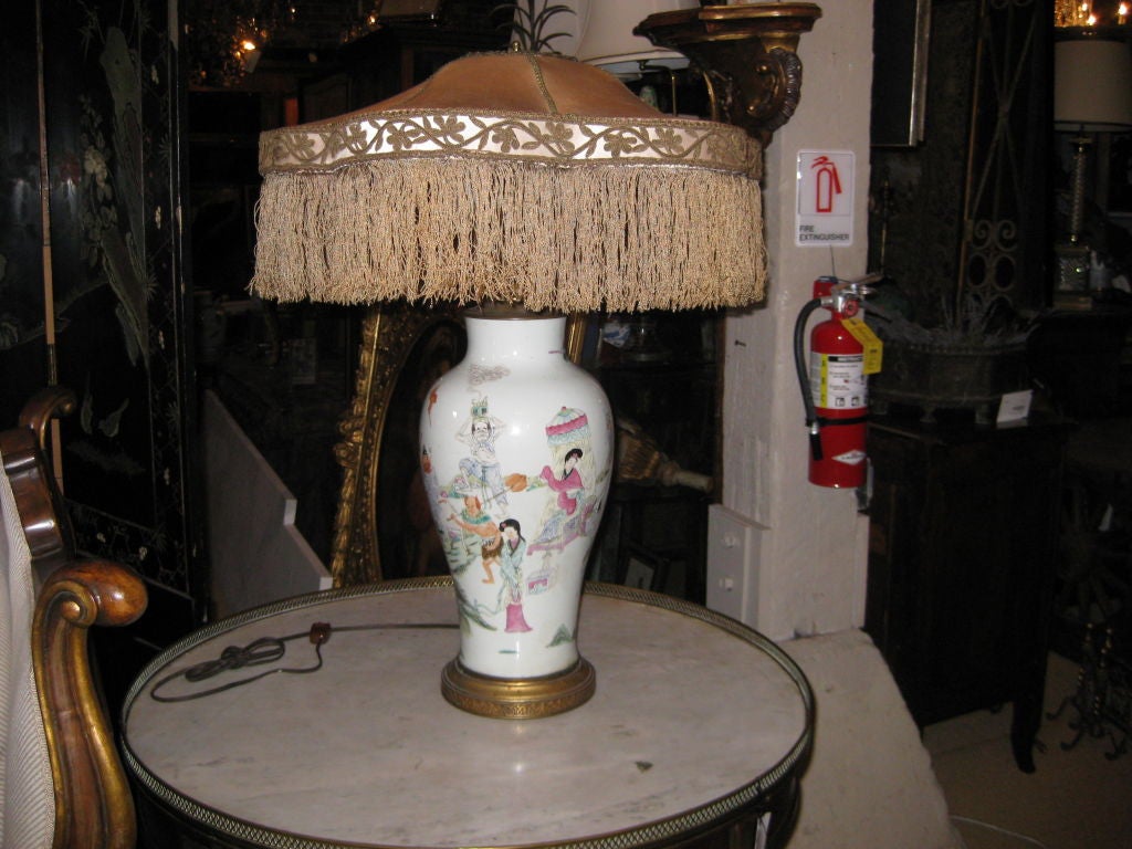 The vase is late 18th C and the mounts are circa 1900-1920