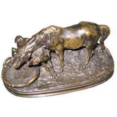 Small Fine 19th C Bronze by Mene