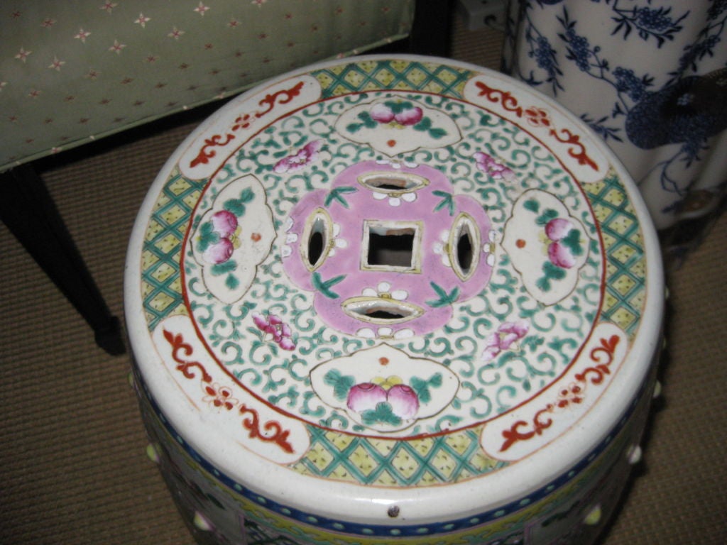 Chinese Asian Garden Seat For Sale