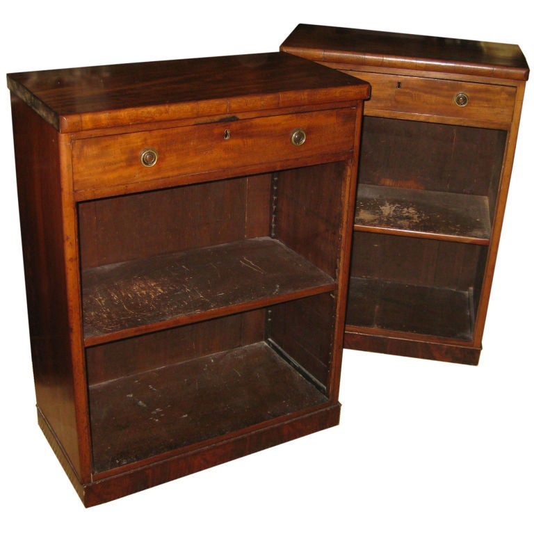Pair of George III Bookcases In Mahogany