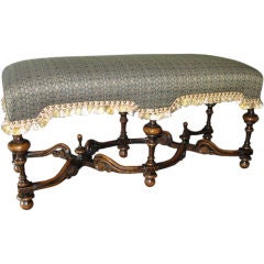 Small Scale Jacobean Style Bench