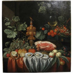 Antique 17th C Still Life By Cornelis De Bryer