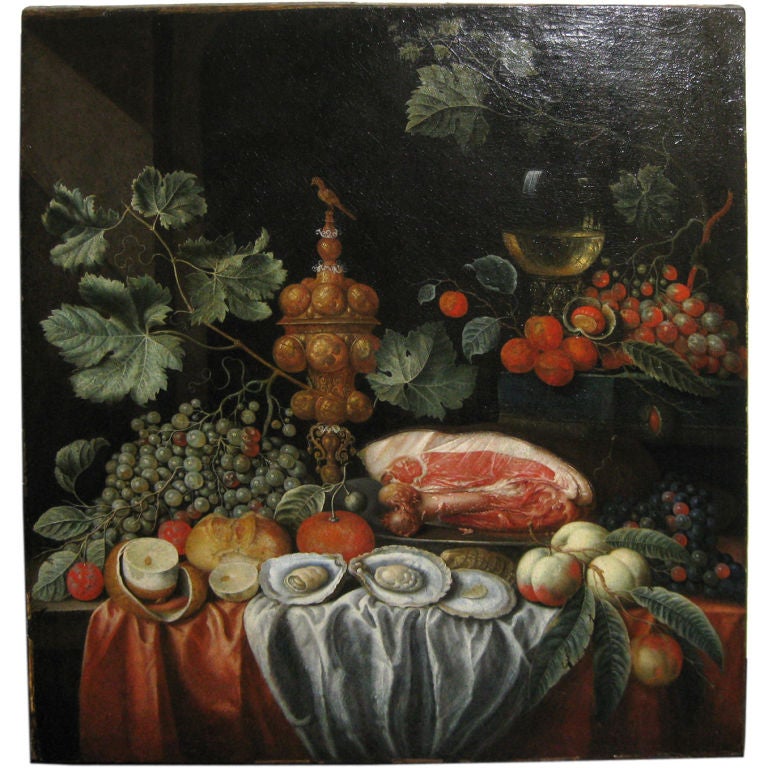 17th C Still Life By Cornelis De Bryer For Sale