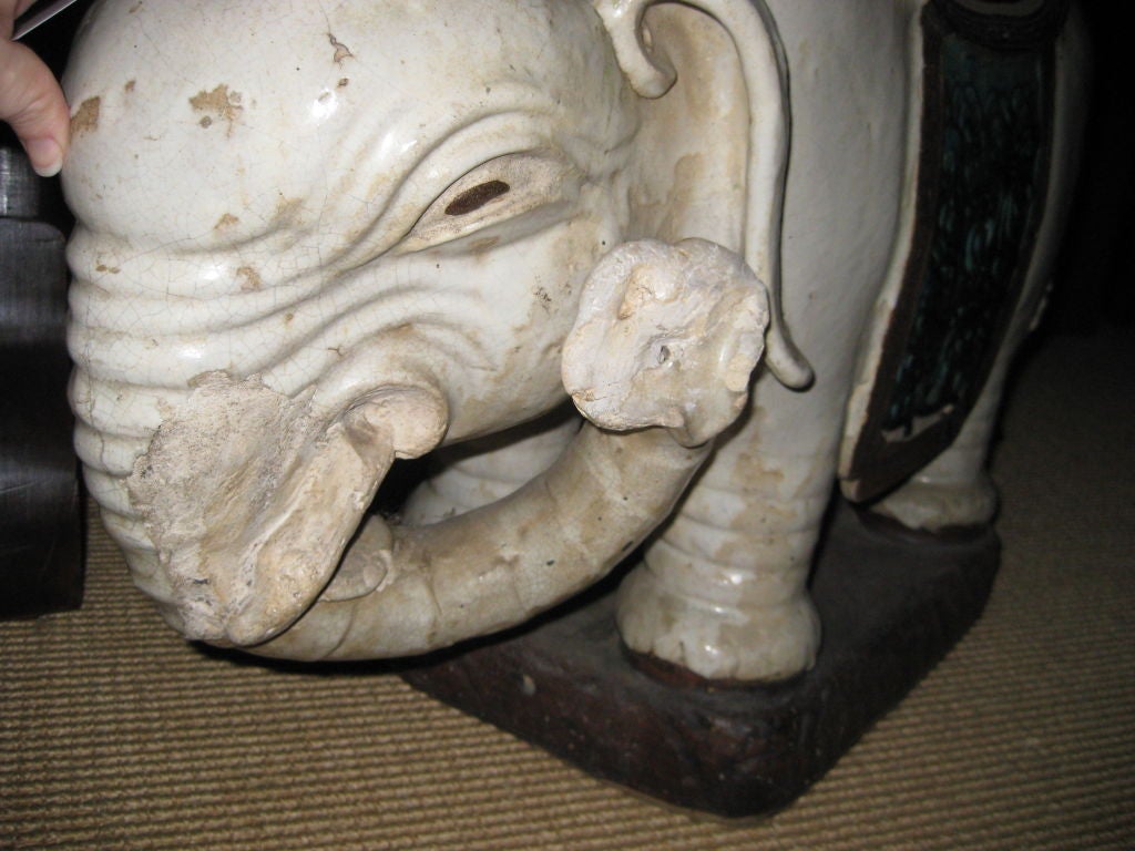 Pair of Asian Elephant Garden Stools 6