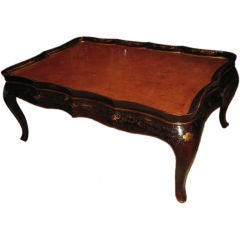 Classic Asian Style Coffee Table with Great Painted Finish
