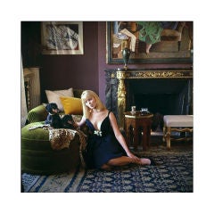Mark Shaw Editioned Photograph-Nico with Dachshunds- Paris, 1960