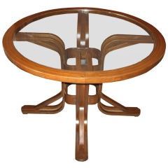 Argentine Mid-Century Modern Bent Wood Dining Table