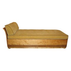 Swedish Art Deco Daybed In Birch and Rosewood