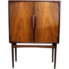 Norwegian Mid-Century Modern Bar Cabinet in Rosewood