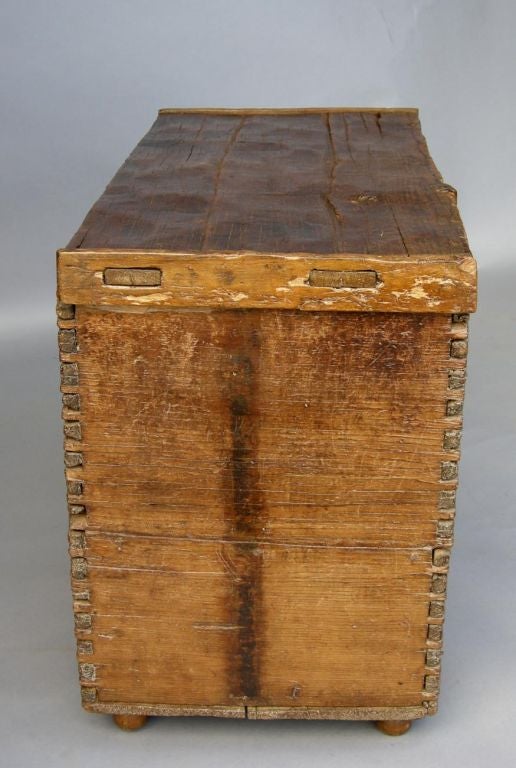 19th Century Carved Chest 1