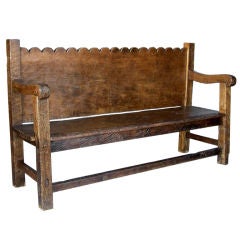 Antique 19th Century Chajul Bench