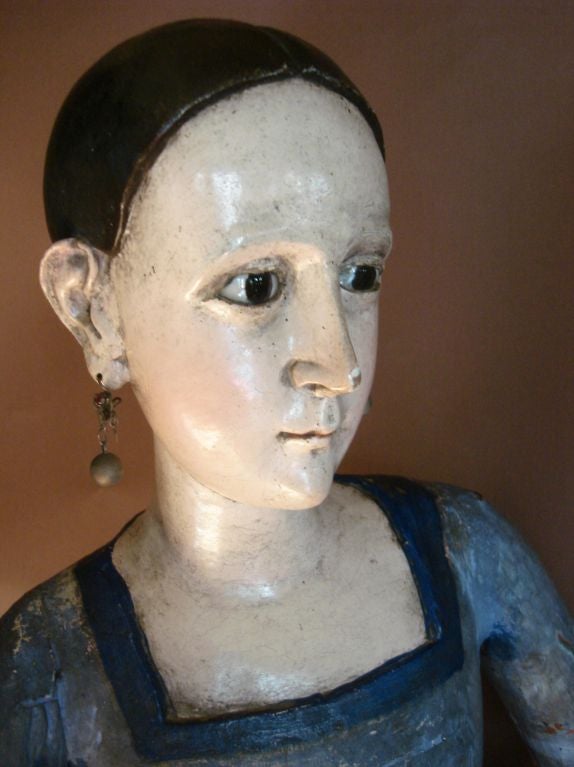 Late 18th Century Virgin Santo
