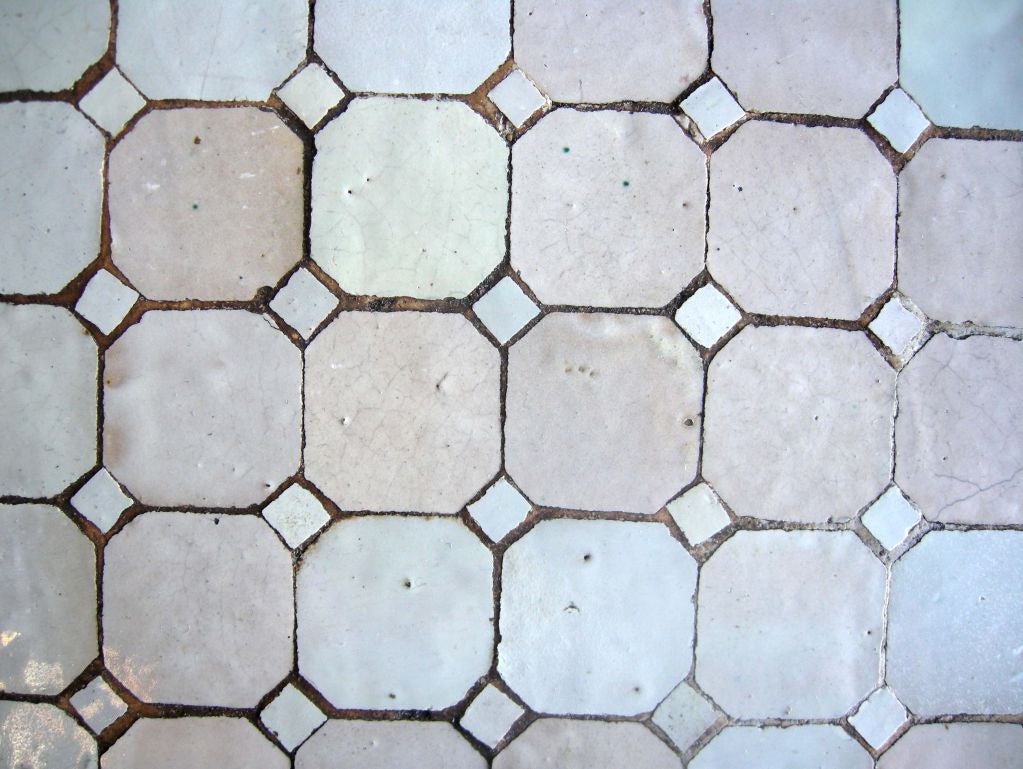 Iron Large Tiled Moroccan Table