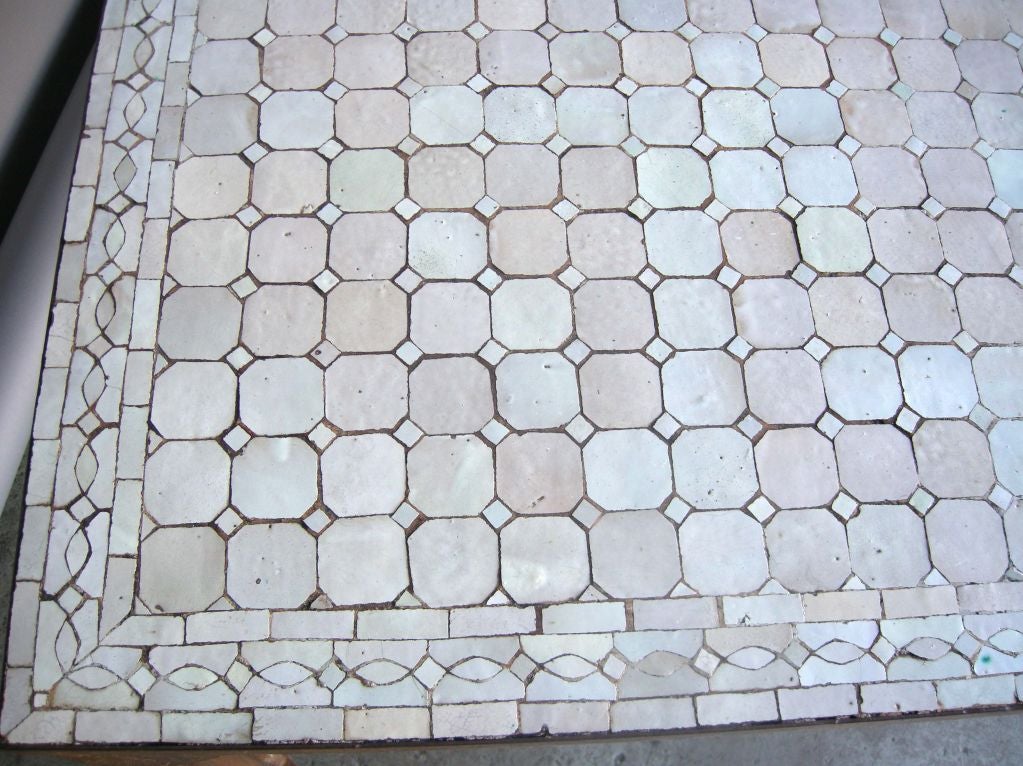 Large Tiled Moroccan Table 2