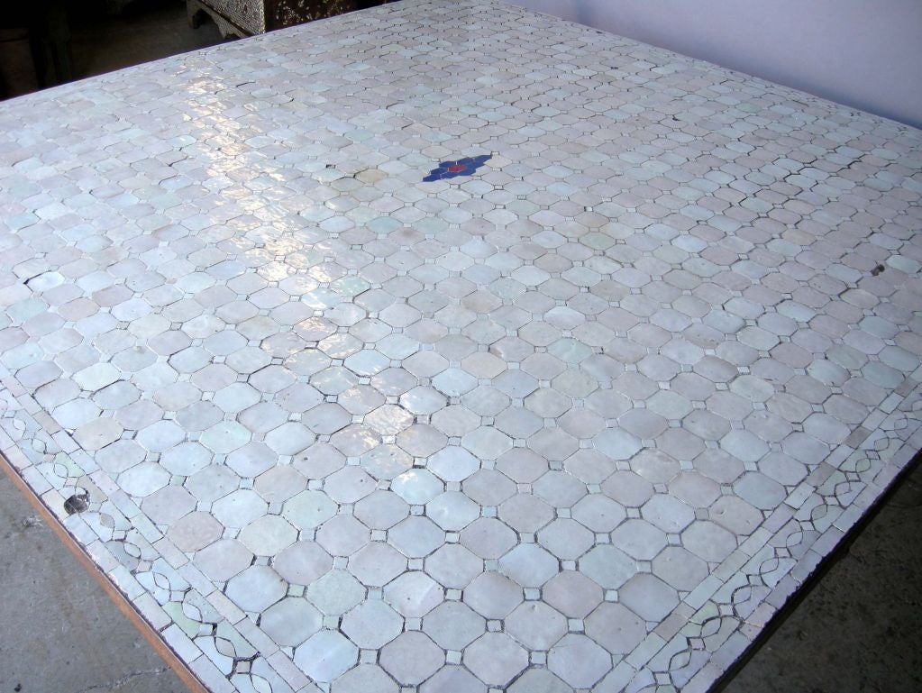 Large Tiled Moroccan Table 6