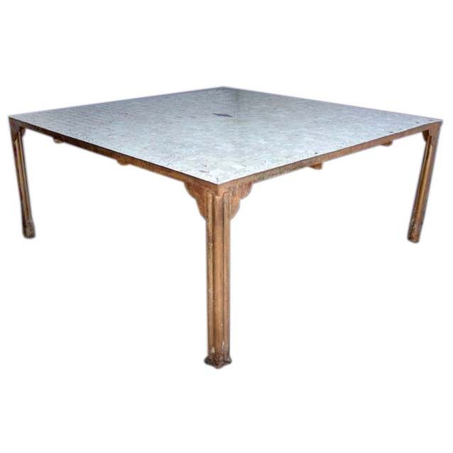 Large Tiled Moroccan Table