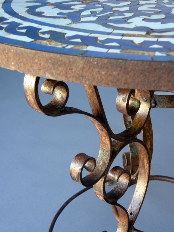 19th Century Spanish Tile Top Table 1