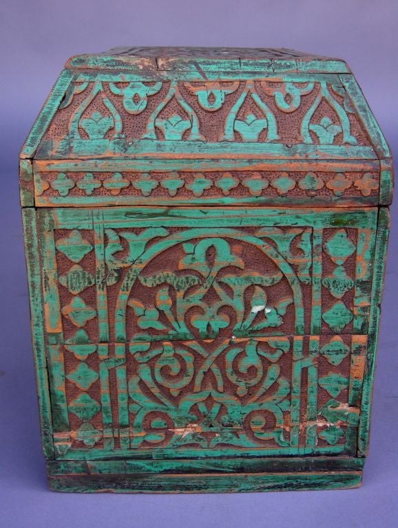 Wood 19th Century Moroccan Chest