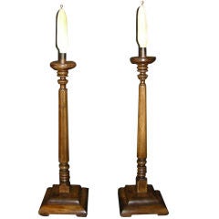 Pair of 19th Century Church Candlesticks