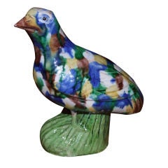 Glazed Earthenware Bird